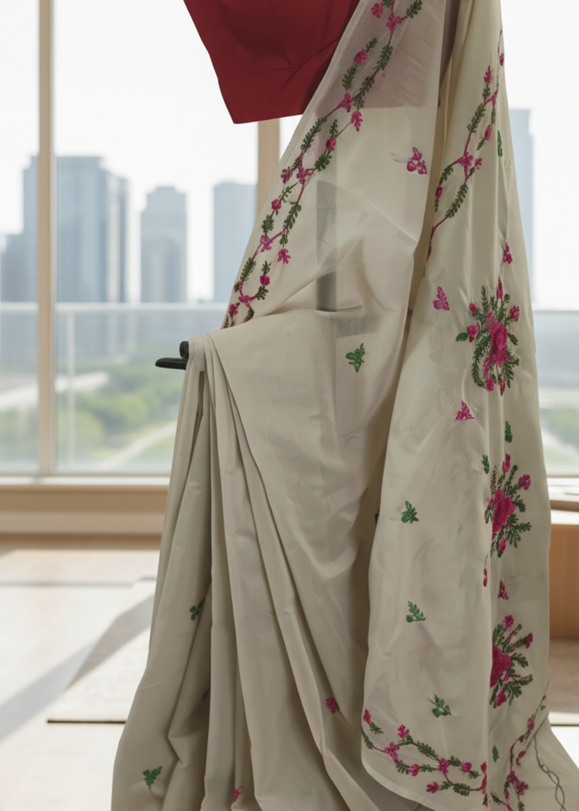 Madhurima Ivory Threadwork — Close Hanger, Sunlit Corporate Park