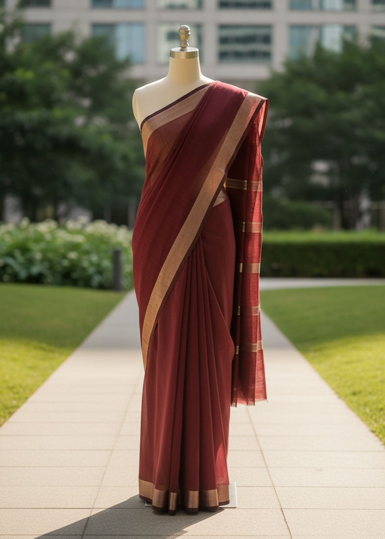 Madira Slab Cotton saree