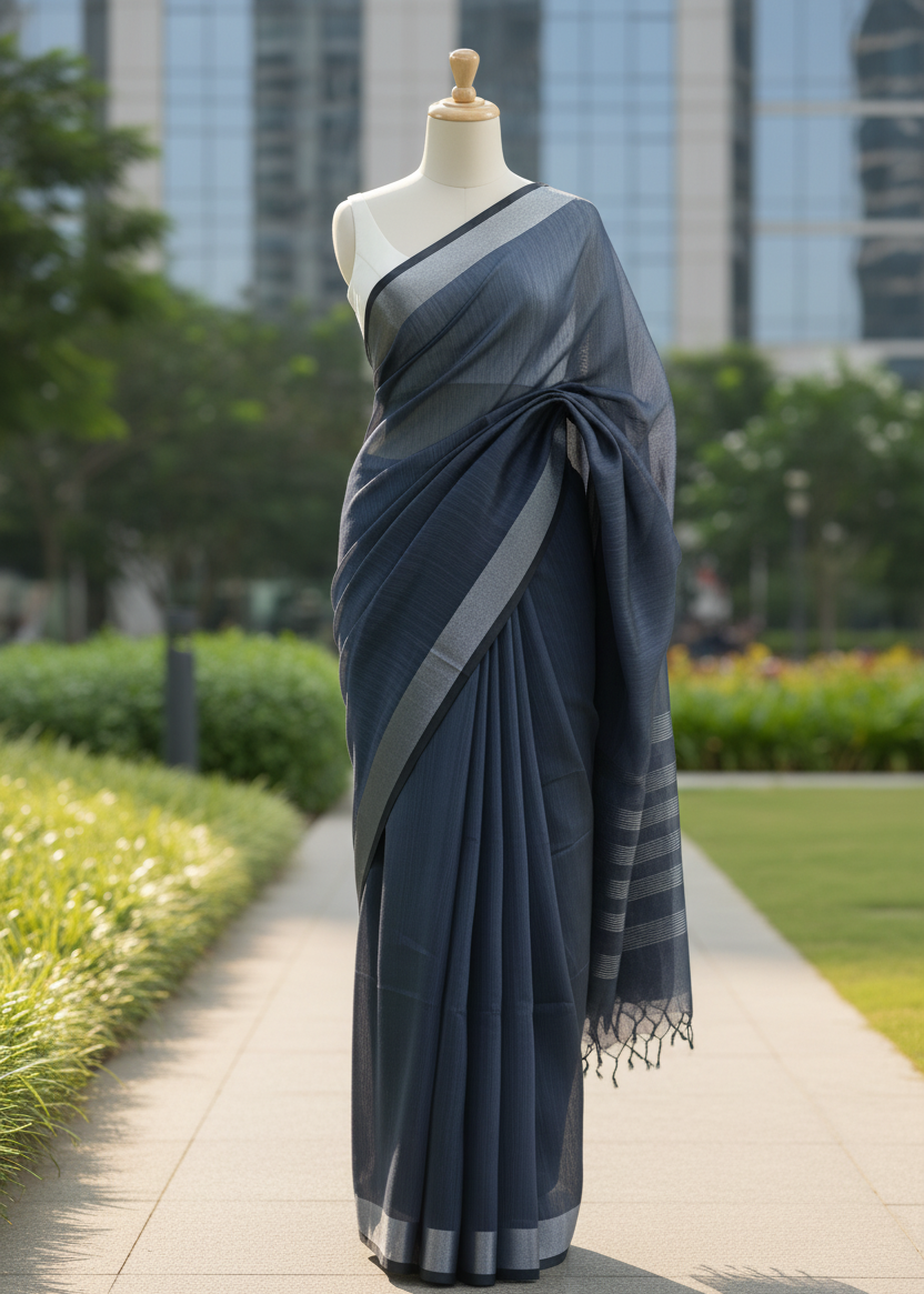 Neelgeet Slab Cotton saree