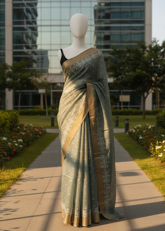 Neerja Jamdani Cotton saree