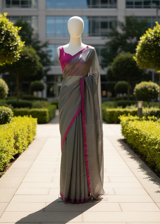 Nilaya Tissue Linen saree