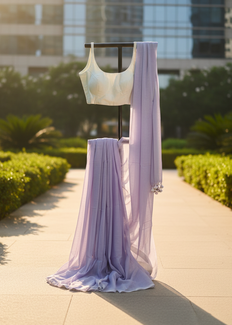 Parijat Saaj Mul Cotton saree