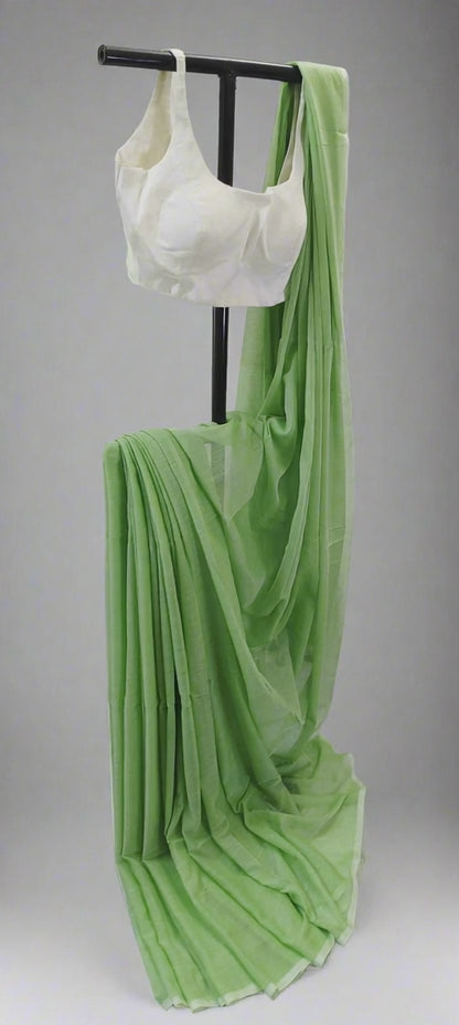 Hariyaali Mul Cotton Saree
