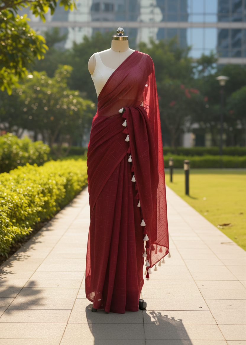 Rekha Mul Cotton saree