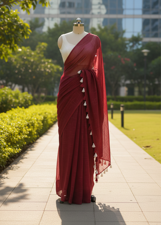 Rekha Mul Cotton saree