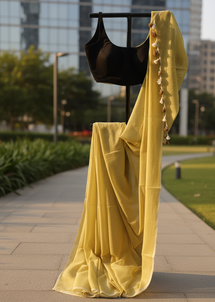Sun Drape Mul Cotton saree