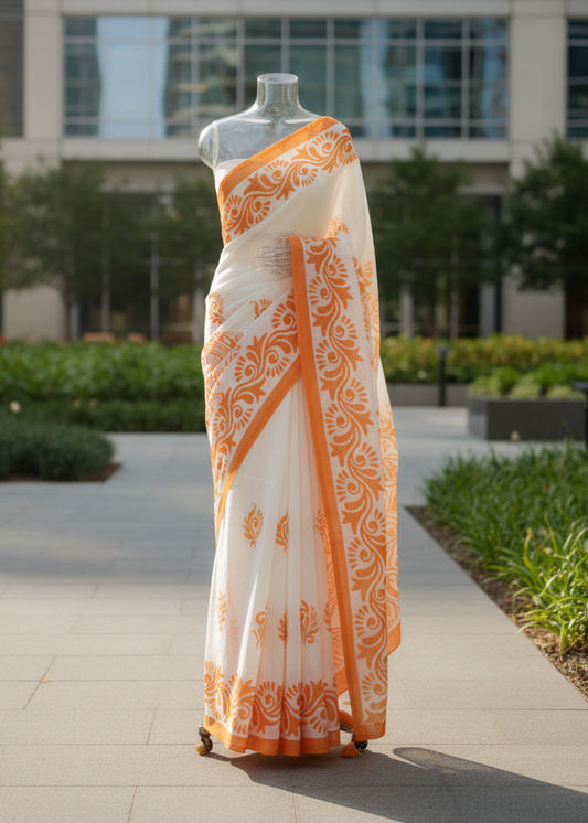Surya Leher Cotton saree